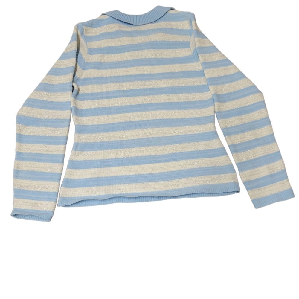 Casual Sweater with Metallic Thread - Picture 3 of 4